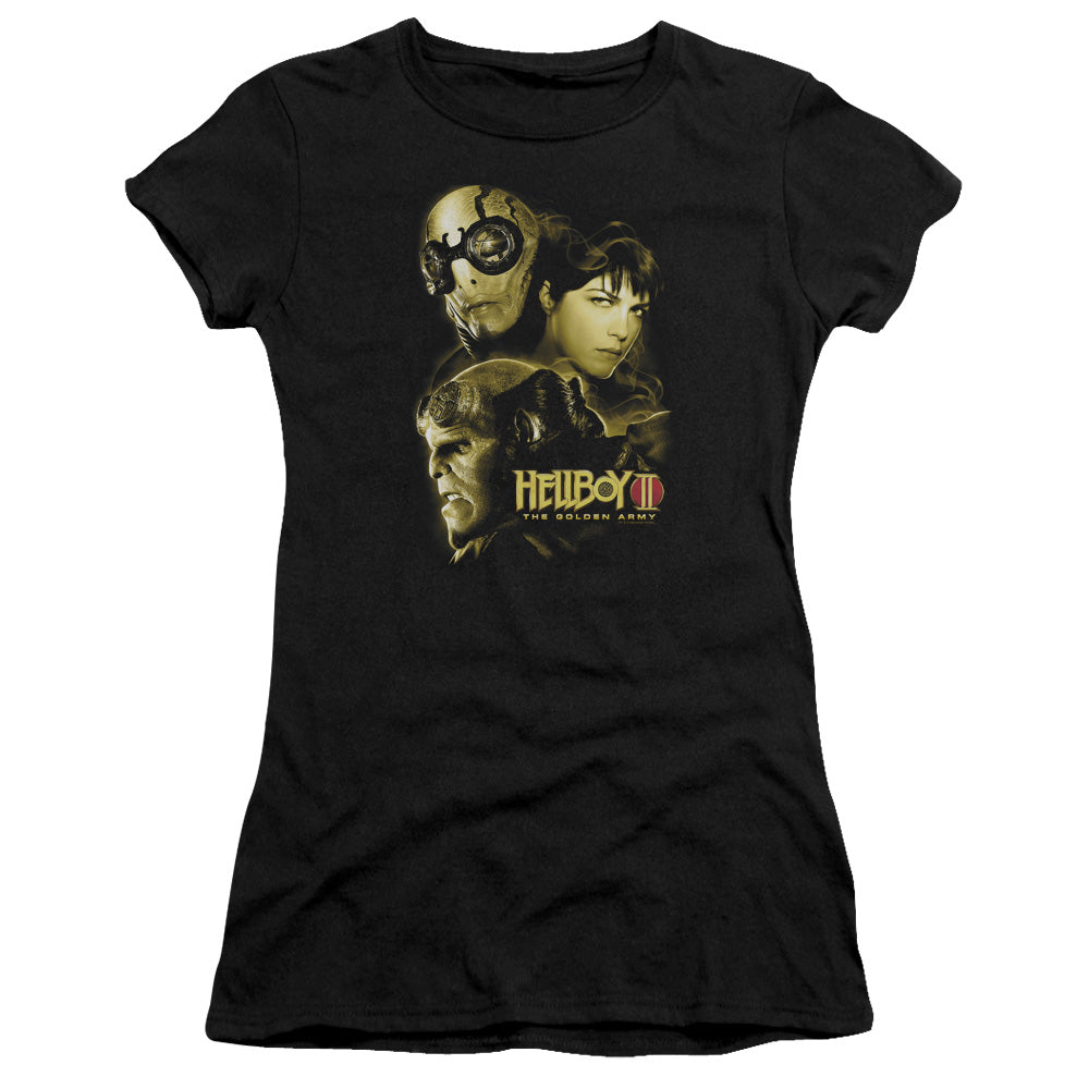 Hellboy Ii - Ungodly Creatures - Short Sleeve Junior Sheer - Black T-shirt