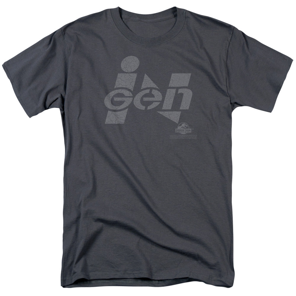 JURASSIC PARK INGEN LOGO - S/S ADULT 18/1 - CHARCOAL T-Shirt