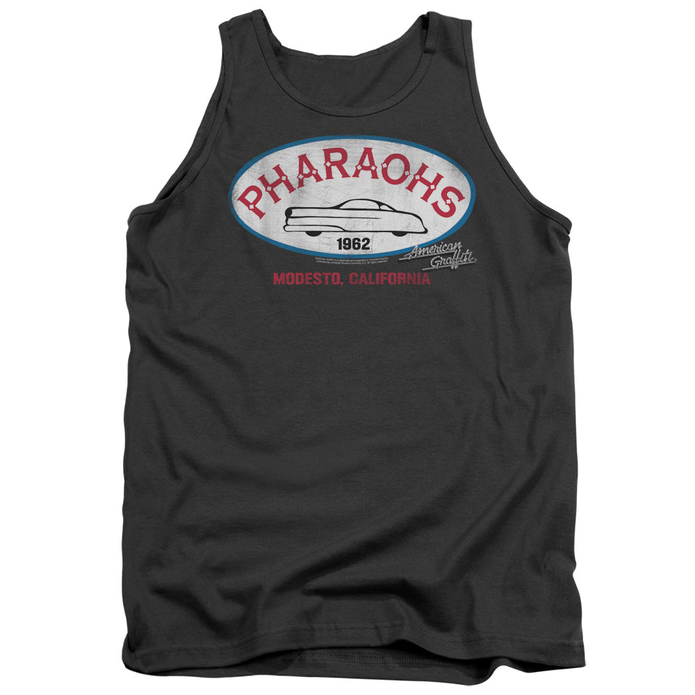 American Graffiti - Pharaohs - Adult Tank - Charcoal - Sm - Charcoal