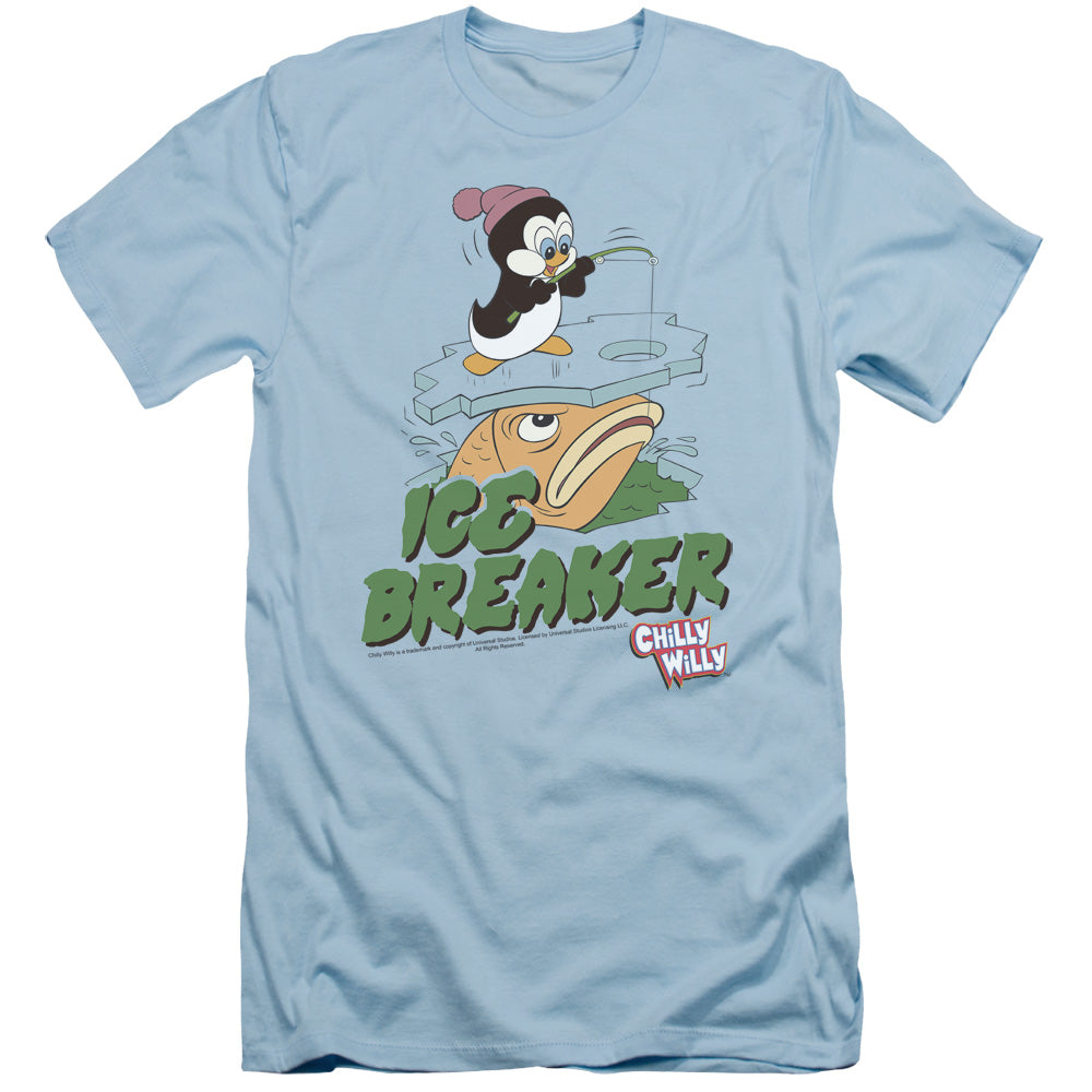 Chilly Willy - Ice Breaker - Short Sleeve Adult 30/1 - Light Blue - Sm - Light Blue T-shirt