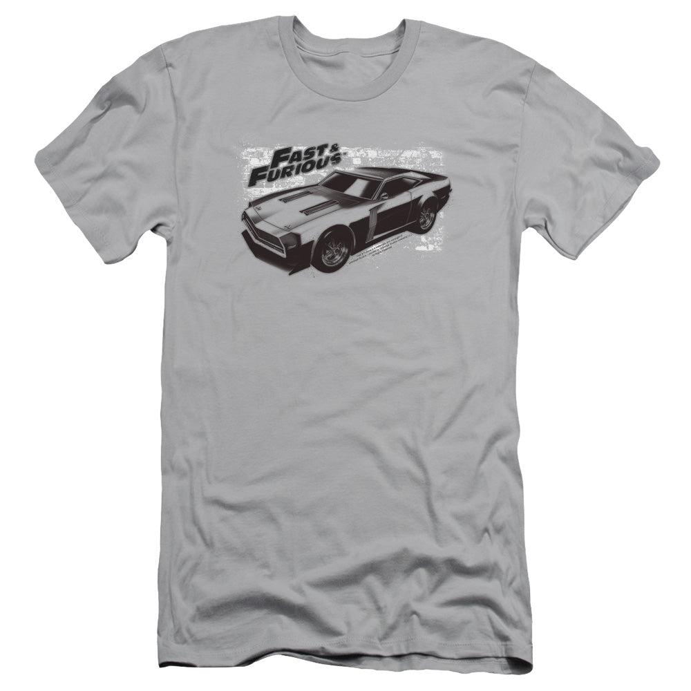 Fast And The Furioushort Sleevepray Car - S - S Adult 30/1 - Silver - Sm - Silver T-shirt