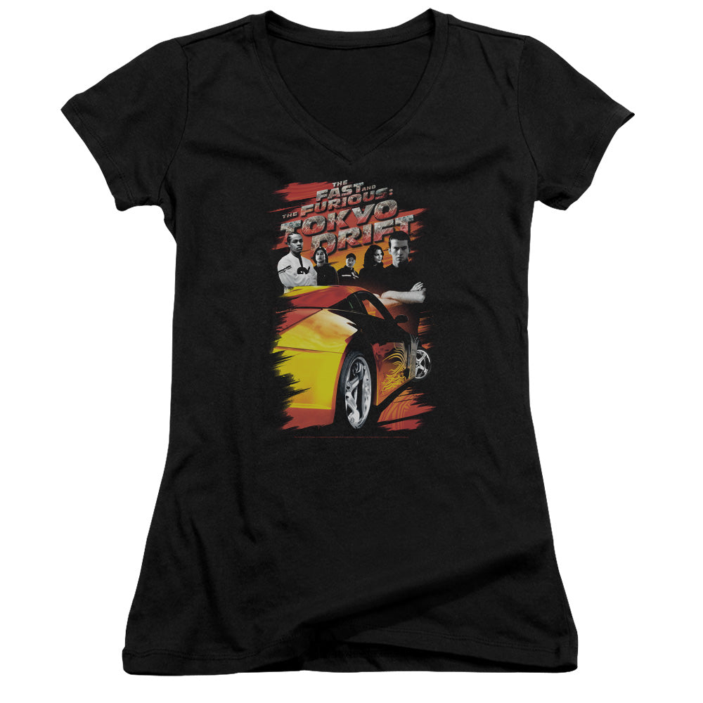 Tokyo Drift - Drifting Crew - Junior V-neck - Black