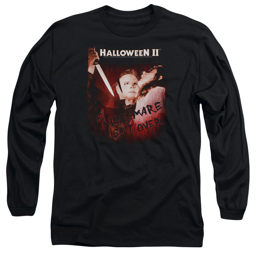 Halloween Ii - Nightmare - Long Sleeve Adult 18/1 - Black - Sm - Black T-shirt