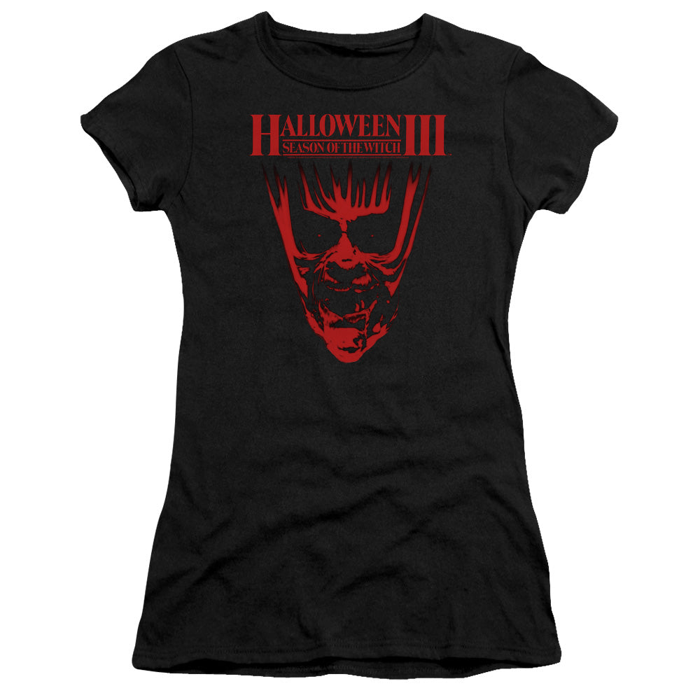 Halloween Iii - Title - Short Sleeve Junior Sheer - Black T-shirt