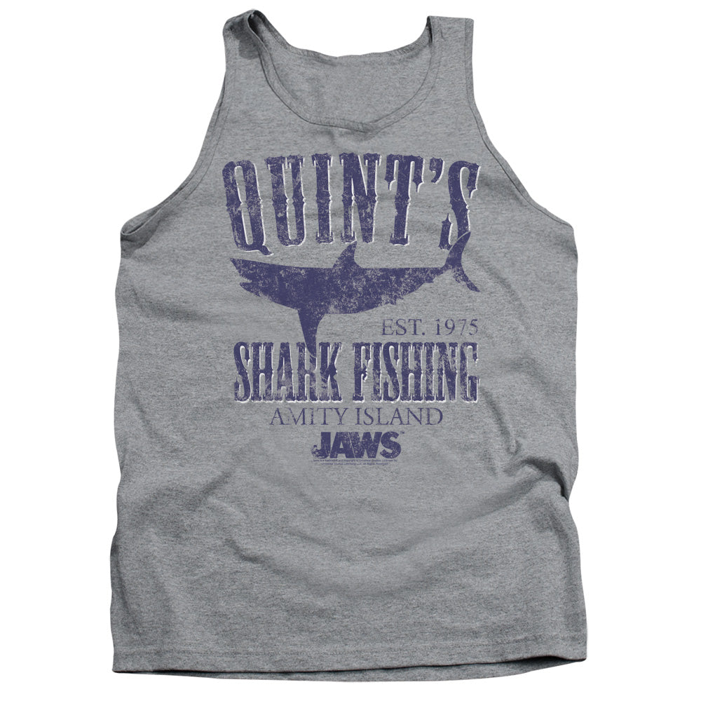 Jaws - Quints - Adult Tank - Athletic Heather