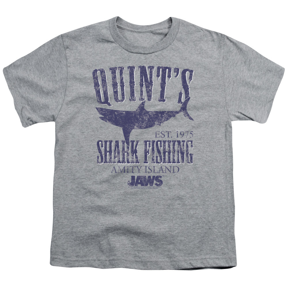 Jaws - Quints - Short Sleeve Youth 18/1 - Athletic Heather T-shirt