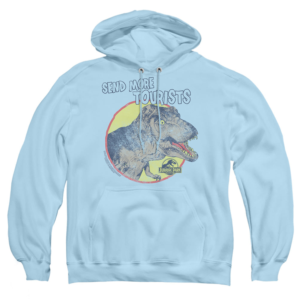 Jurassic Park - More Tourists - Adult Pull-over Hoodie - Light Blue