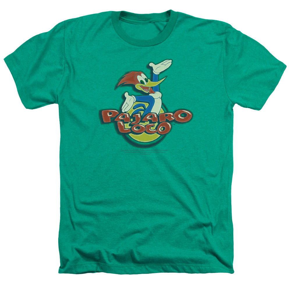 Woody Woodpecker - Loco - Adult Heather - Kelly Green