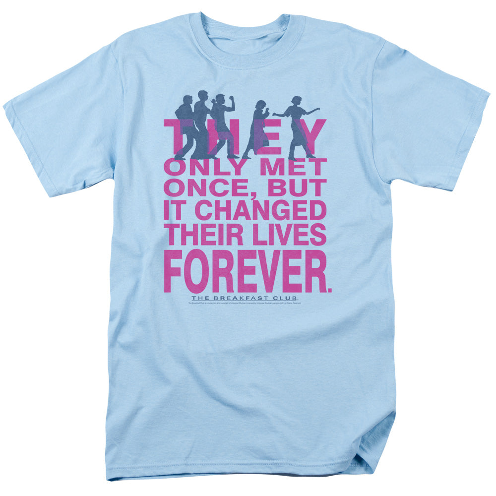 Breakfast Club - Forever - Short Sleeve Adult 18/1 - Light Blue - Sm - Light Blue T-shirt