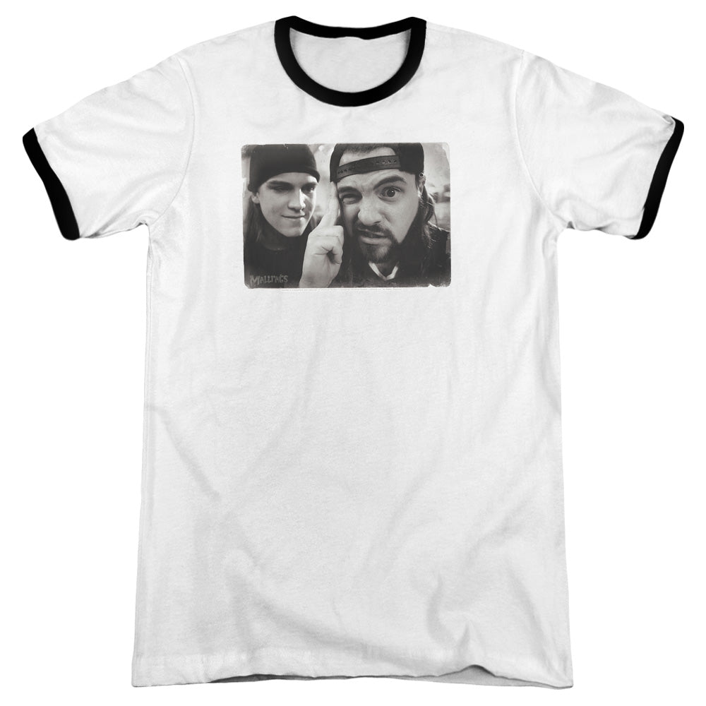 Mallrats - Mind Tricks - Adult Ringer - White/black