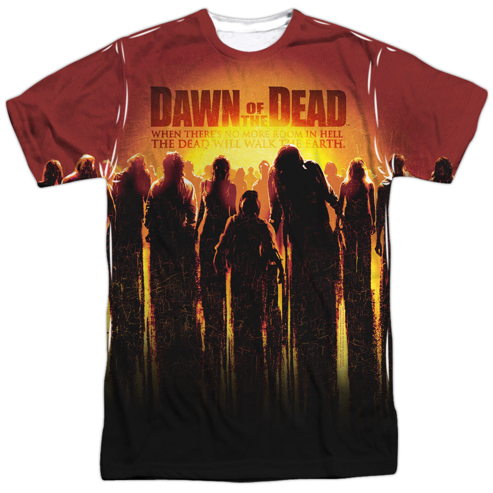 Dawn Of The Dead - Swarm - Short Sleeve Adult Poly Crew - White T-shirt