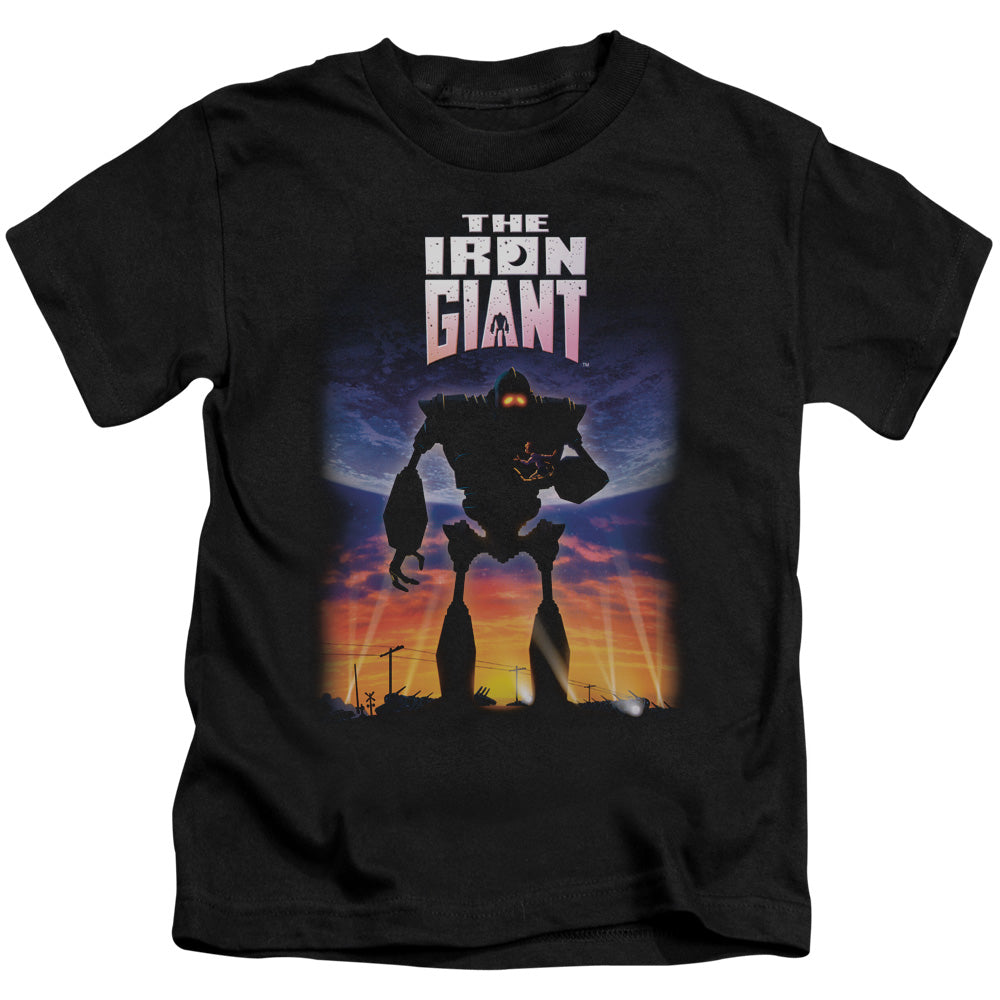 IRON GIANT POSTER - S/S JUVENILE 18/1 - BLACK - T-Shirt