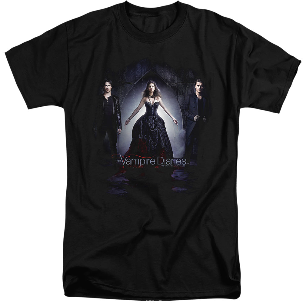 Vampire Diaries - Bring It On - Short Sleeve Adult Tall - Black T-shirt