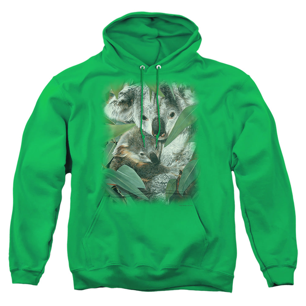 Wildlife - Motherhood - Adult Pull-over Hoodie - Kelly Green