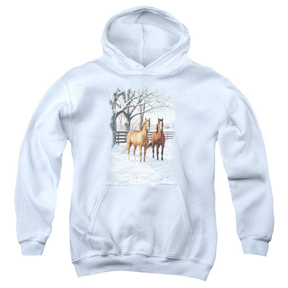 Wildlife - Coffee And Chocolate - Youth Pull-over Hoodie - White