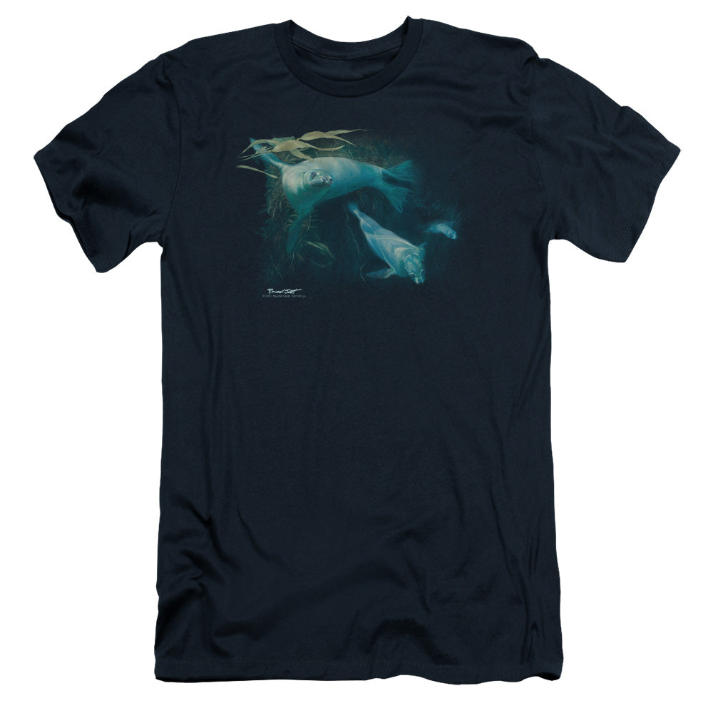 Wildlife - Kelp Patrol - Short Sleeve Adult 30/1 - Navy T-shirt