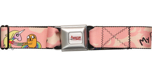 Adventure Time My Boyfriend Hot Dog Seatbelt Belt in Black