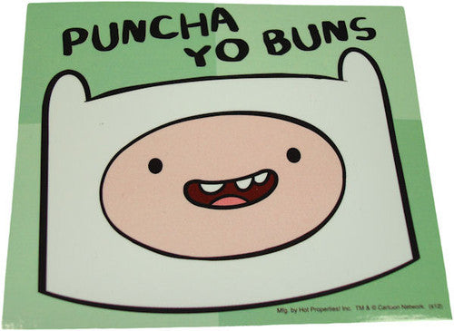 Adventure Time Puncha Yo Buns Sticker in Green