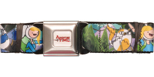 Adventure Time Swap Group Seatbelt Belt in Silver