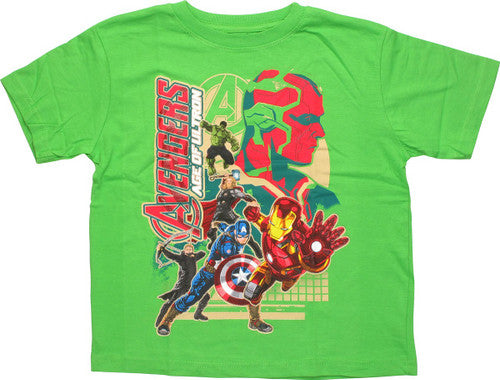 Avengers Age Ultron Reassemble Juvenile T-Shirt