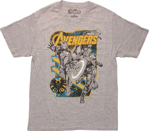 Avengers Agents of SHIELD Heroes Youth T-Shirt