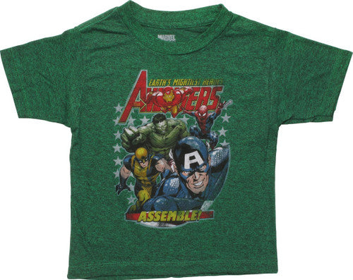 Avengers Mightiest Heroes Assemble Toddler T-Shirt