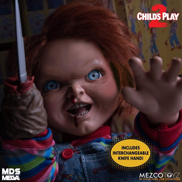 Child's Play 2 - Talking Menacing Chucky Designers Series Mega Scale