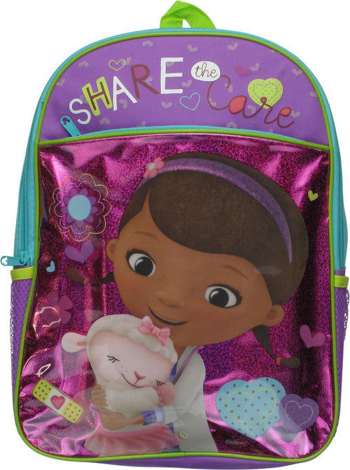 Doc McStuffins Share the Care Backpack in Pink