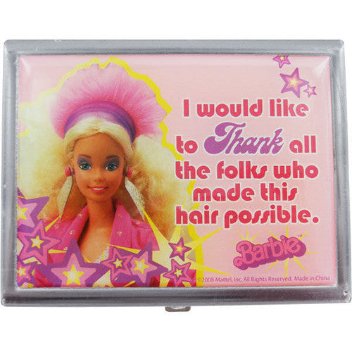 Barbie Metal Card Case in Yellow