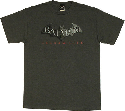 Batman Arkham City Charcoal T-Shirt