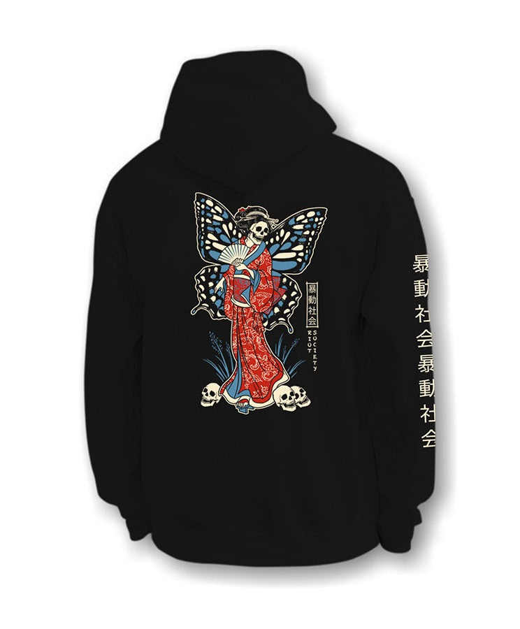 Riot Society - Geisha Butterfly Hoodie