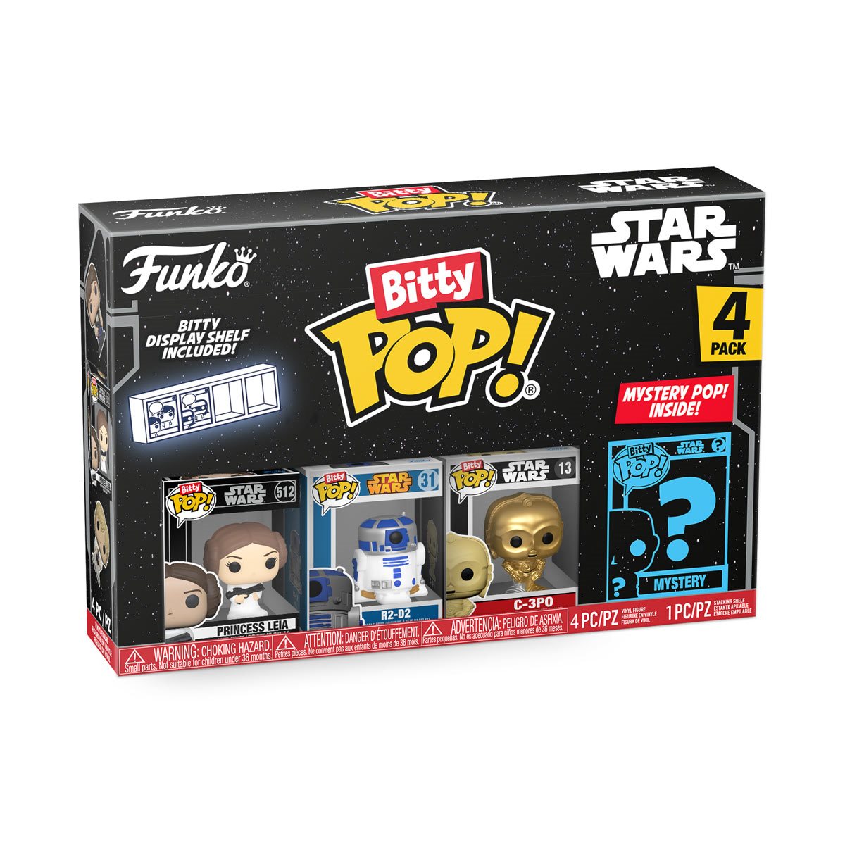 Funko Bitty Pop! Figure 4-Pack Star Wars - Princess Leia