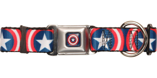 Captain America Close Shields Pet Collar