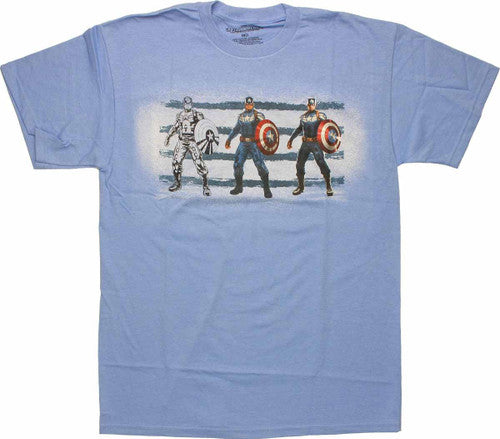 Captain America Soldier Art Steps T-Shirt