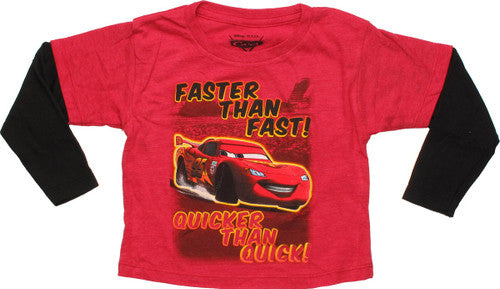 Cars Faster than Fast Long Sleeve Toddler T-Shirt