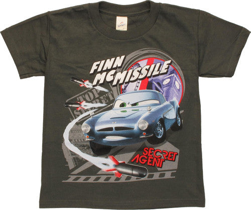 Cars Finn McMissile Secret Agent Youth T-Shirt