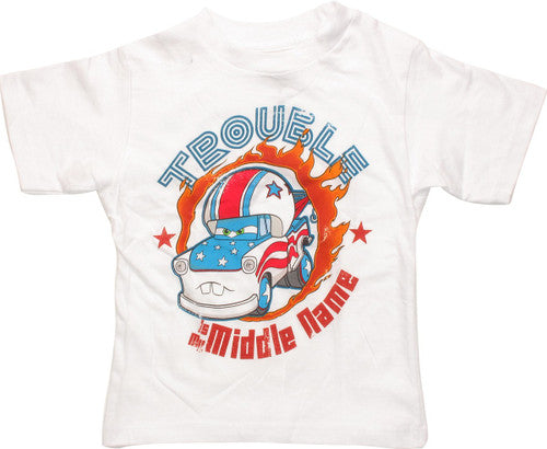 Cars Trouble is My Middle Name Toddler T-Shirt