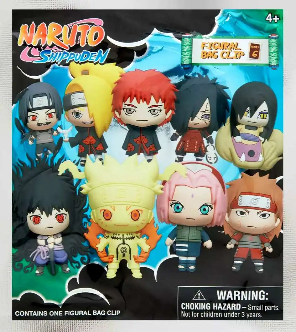 3D Figural Keyring Naruto Shippuden Series 6 Mystery Pack (1 random)