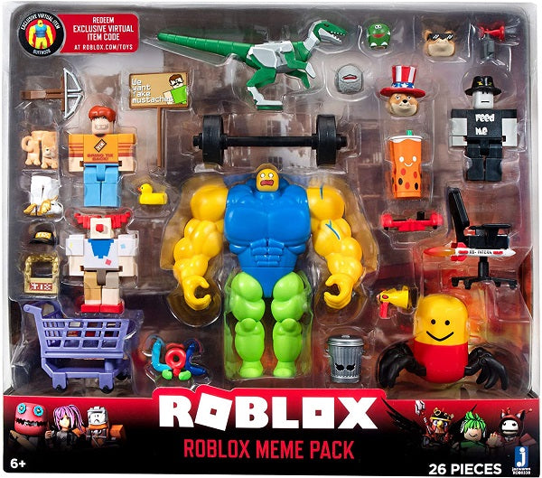 Roblox Action Collection - Meme Pack Playset [Includes Exclusive Virtual Item]