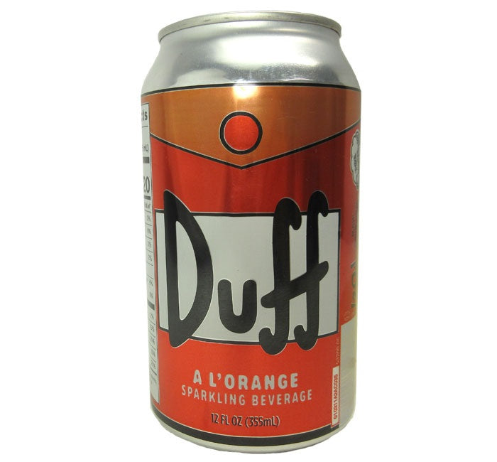 Simpson's Duff "Beer" A L'Orange Sparkling Beverage