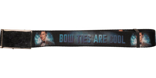 Doctor Who Bow Ties are Cool Mesh Belt in Blue