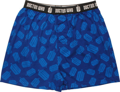 Doctor Who DW Tardis Logo All Over Print Boxers