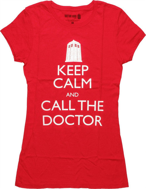 Doctor Who Keep Calm Call Doctor Baby T-Shirt