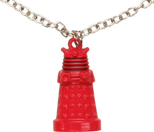 Doctor Who Red Dalek Charm Necklace