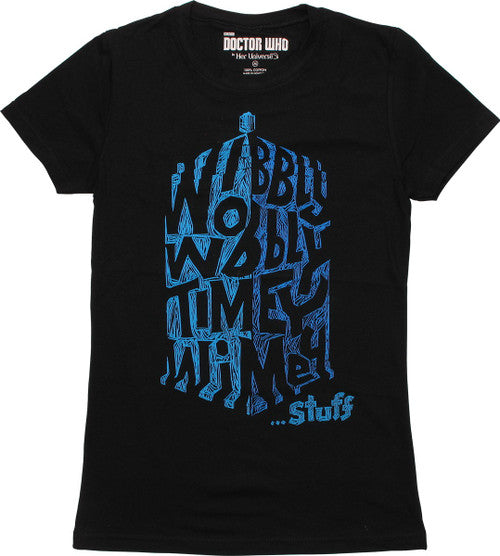 Doctor Who Wibbly Wobbly TARDIS Sketch Baby T-Shirt