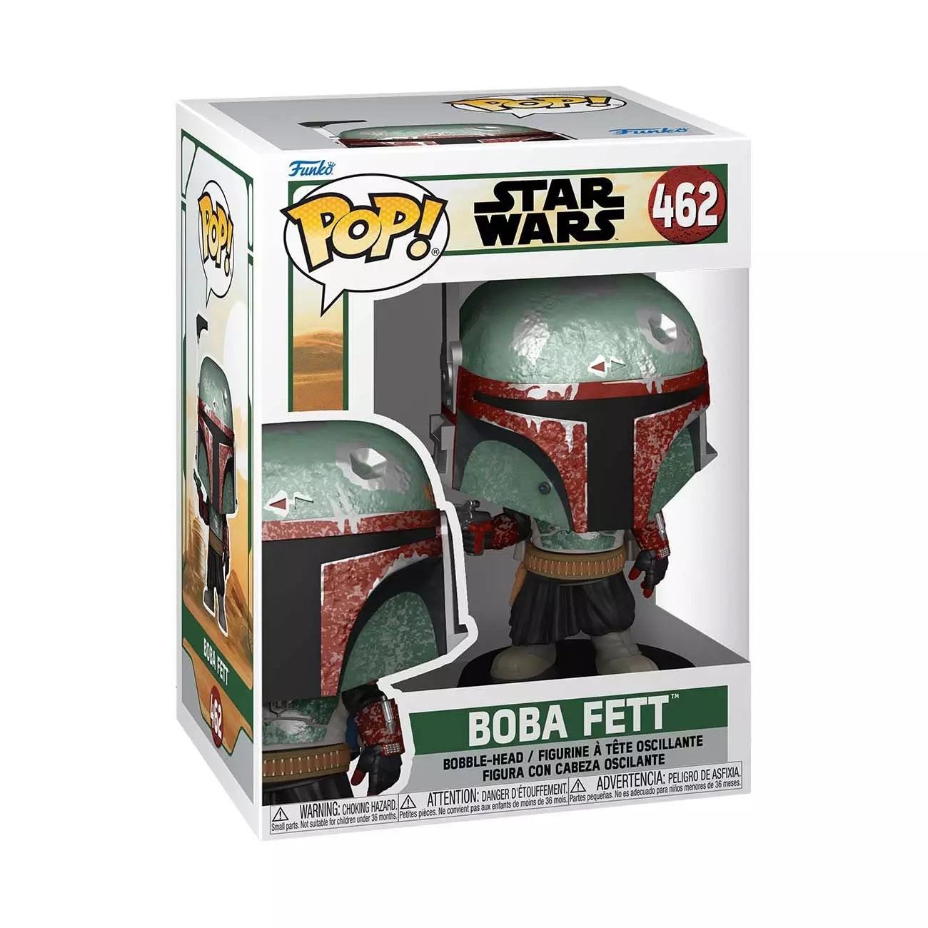 Funko Pop! & Tee Star Wars: The Mandalorian Boba Fett (medium)