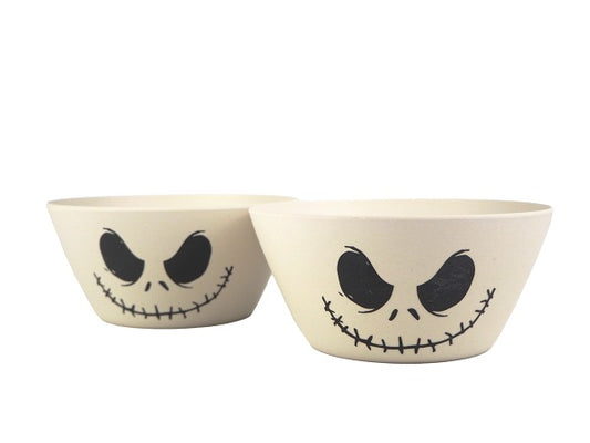 Nightmare Before Christmas Jack Skellington Bamboo Bowl 2-Pack