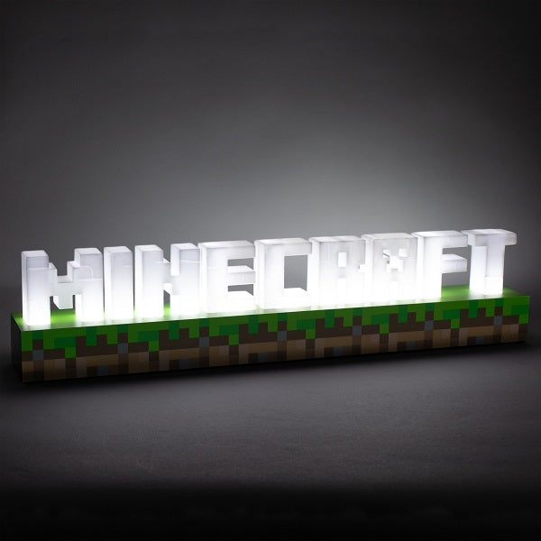 Minecraft Logo Desk Light