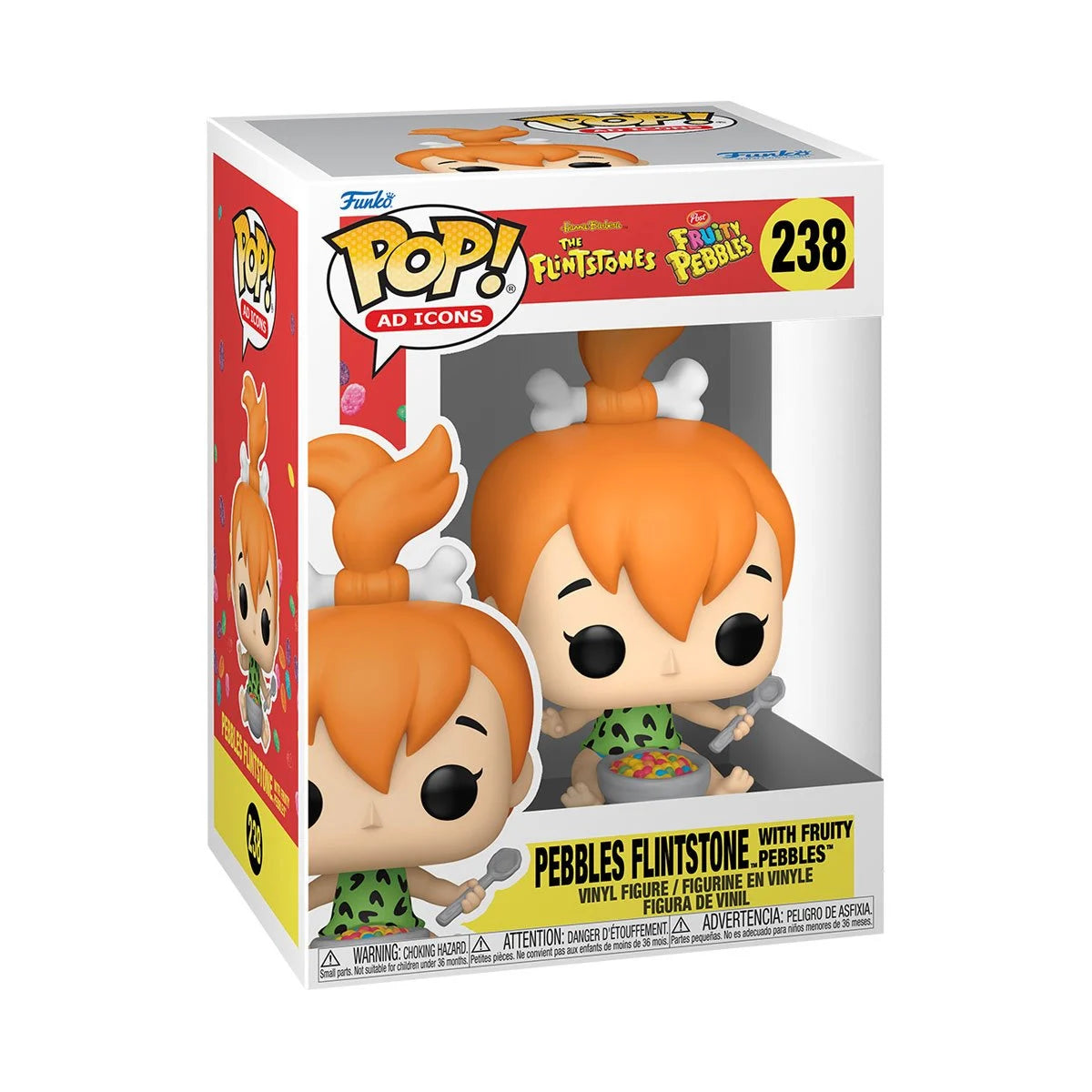 Funko Pop! Fruity Pebbles Pebbles Flintstone with Fruity Pebbles