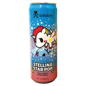 Tokidoki Stellina Star Pop Cotton Candy Soda - 12 oz